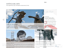 Tablet Screenshot of estetica-del-arte.com